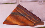Gold Tiger's Eye 0.8 oz lapidary cabochon heel slab - radiantrocksct