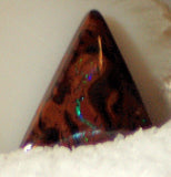 Koroit Boulder Opal triangular Cabochon green Fire - radiantrocksct