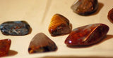 Namibian Red/Blue/Gold Pietersite polished tumble 11 small pieces rough - radiantrocksct