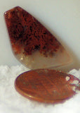 Carey Plume Agate Freeform Cabochon 8 carats - radiantrocksct