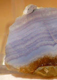 Namibian Blue Lace Agate 1.6 oz lapidary slab - radiantrocksct