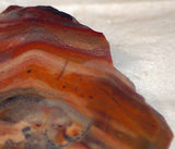 Serape Lace agate Lapidary Slab 4.2 oz Great colors /patterns 119 grams - radiantrocksct