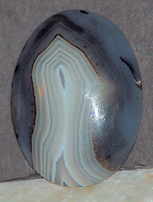 Brazilian Banded Agate Oval Cabochon  66.5 carats - radiantrocksct