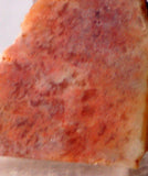 Peach Feather Ridge Plume Agate heel slab (9 grams) - radiantrocksct