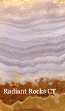 Namibian Blue Lace Agate 1.6 oz lapidary slab - radiantrocksct