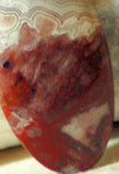 Red Crazy Lace Agate Cabochon17 carats - radiantrocksct