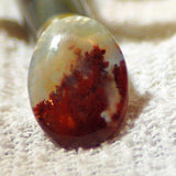 Carey Plume Agate Oval Cabochon 24.5 carats - radiantrocksct