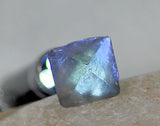 Pale Green fluorite octohedron 12.5 grams 3/4" /side  - great shape! - radiantrocksct