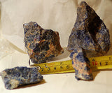 Namibian Sodalite lapidary  rough 14oz total beautiful blue and  salmon material - radiantrocksct