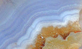Namibian Blue Lace Agate 1.0 oz lapidary slab - radiantrocksct