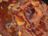 Rooster Tail  brecciated Agate 4.6 oz lapidary cabochon slab - radiantrocksct