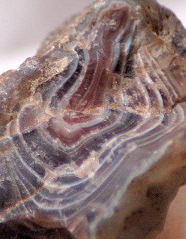 Botswana banded agate 3.8 oz lapidary nodule - fun banding! (85 grams) - radiantrocksct