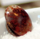 Carey Plume Agate Oval Cabochon 14.5 carats - radiantrocksct