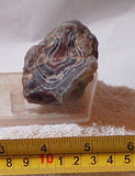 Botswana banded agate 3.8 oz lapidary nodule - fun banding! (85 grams) - radiantrocksct