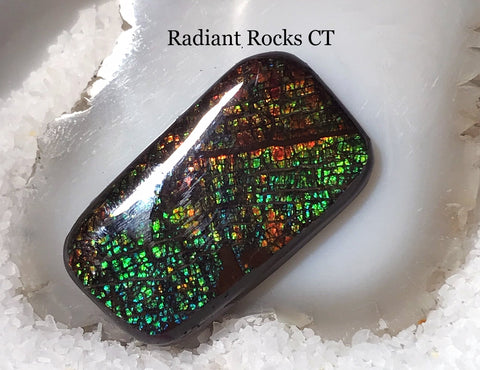 Ammolite Doublet 37 carats - radiantrocksct