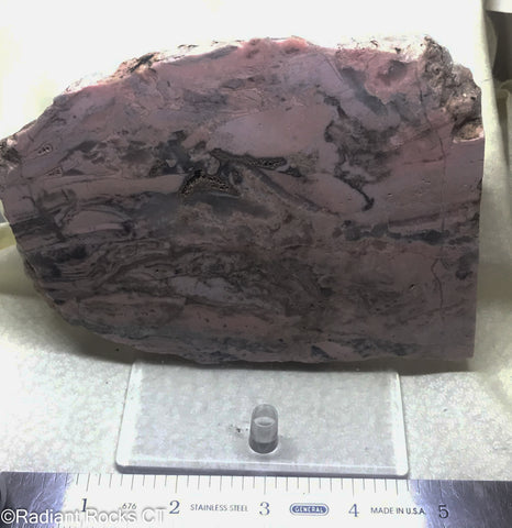 Argentinan Rhodochrosite Lapidary Slab - Radiant Rocks CT