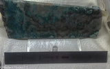 Chrysocolla in  quartz lapidary slab - Radiant Rocks CT