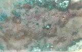 Chrysocolla in  quartz lapidary slab - Radiant Rocks CT