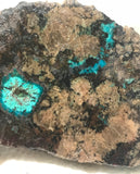 Arizona Chrysocolla heel slab 2.6 oz (75 grams) - radiantrocksct