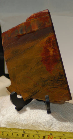 Australian Marramamba tiger eye /ironstone lapidary slab 10.8 oz (310 grams) - radiantrocksct