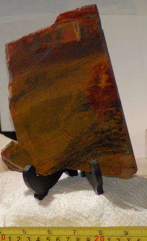 Australian Marramamba tiger eye /ironstone lapidary slab 10.2 oz (285 grams) - radiantrocksct