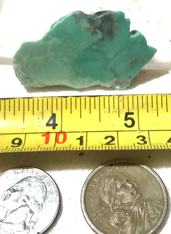 Variscite lapidary heel slab 0.6 oz (17 grams) - radiantrocksct