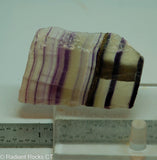 Banded Amethyst Lapidary Slab - Radiant Rocks CT