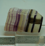 Banded Amethyst Lapidary Slab - Radiant Rocks CT