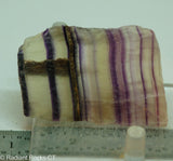 Banded Amethyst Lapidary Slab - Radiant Rocks CT