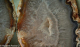 Brazilian Banded Agate geode pair 72 oz (2041 gms)