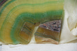 Banded Fluorite Lapidary Slab- Radiant Rocks CT