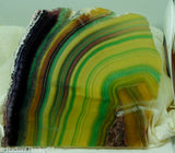 Banded Fluorite Lapidary Slab- Radiant Rocks CT