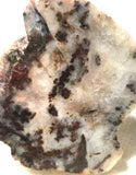 Nova Scotia Bay of Fundy mossy plume agate heel 3.4 oz (95 grams) - radiantrocksct