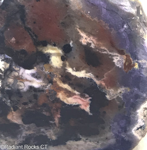 Bertrandite Tiffany Stone Lapidary Slab - Radiant Rocks CT