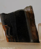 Blue Gold Tiger's Eye lapidary slab - Radiant Rocks CT