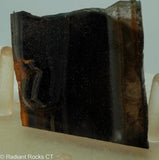 Blue Gold Tiger's Eye lapidary slab - Radiant Rocks CT