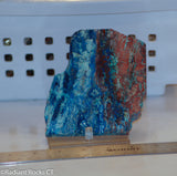 Blue Bird Mine Chrysocolla Azurite Malachite slab 7.6 oz (215 grams)