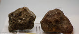 Botswana banded agates 2 lapidary nodules 7.4 oz (210 grams)