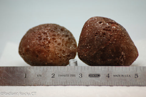 Botswana banded agates 2 lapidary nodules 8.6 oz (245 grams)
