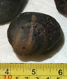 Botswana banded agates 17 oz (480 grams) 3 lapidary nodules - radiantrocksct