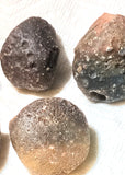 Botswana banded agates 17.2 oz (490 grams) 5 lapidary nodules - radiantrocksct