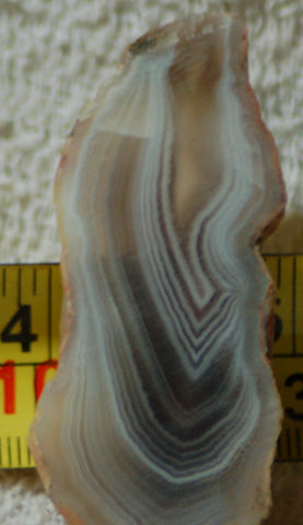 Botswana banded agate 0.6 oz lapidary  slab (15 gram) - radiantrocksct