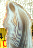 Botswana banded agate 0.6 oz lapidary  slab (15 gram) - radiantrocksct