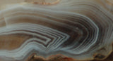 Botswana banded lapidary face cut slab agate 0.8 oz  (23 grams) - radiantrocksct