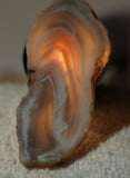 Botswana banded lapidary face cut slab agate 0.8 oz  (23 grams) - radiantrocksct