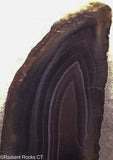 Botswana banded agate lapidary slab weighing 1.0 oz (30 gram) .