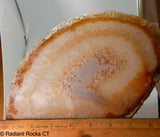 Brazilian Agate Slab - Radiant Rocks CT