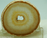 Brazilian Agate round slab - Radiant Rocks CT