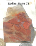 Carey Plume Agate faced rough 2.4 oz (75 grams) - radiantrocksct
