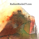 Carey Plume Agate faced rough 2.4 oz (75 grams) - radiantrocksct